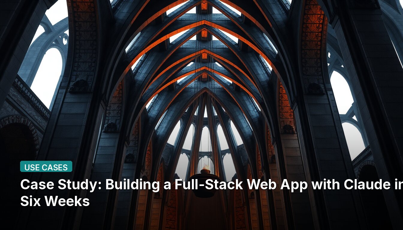 Case Study: Building a Full-Stack Web App with Claude in Six Weeks