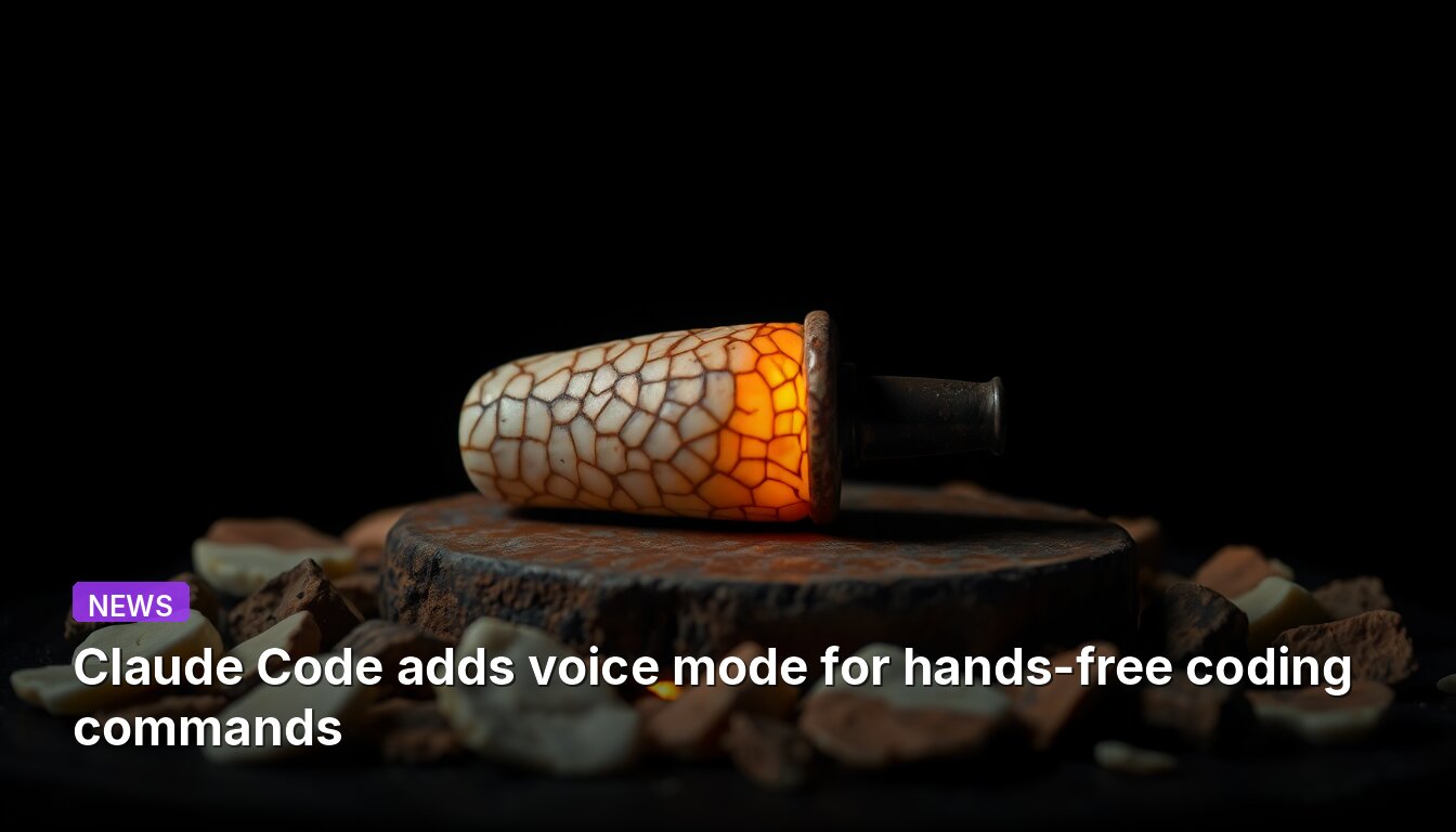 Claude Code adds voice mode for hands-free coding commands