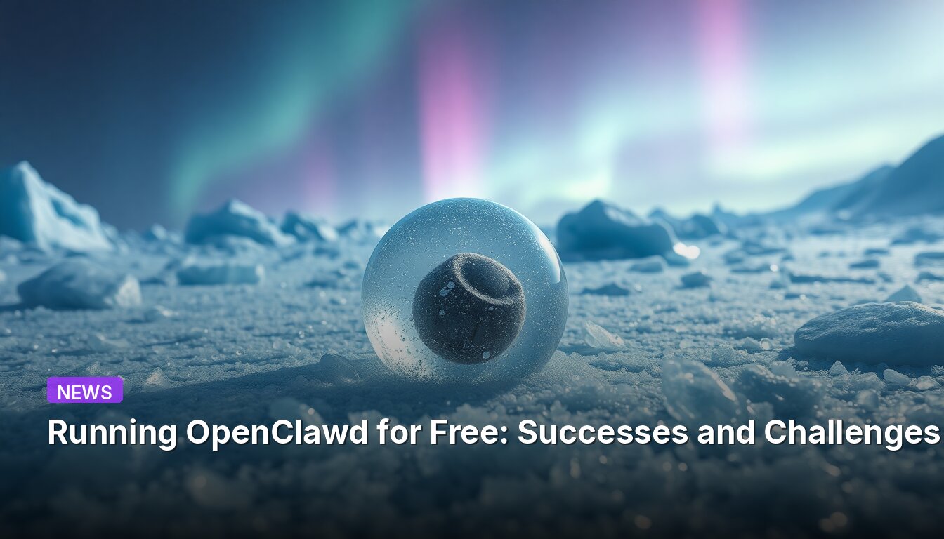 Running OpenClawd for Free: Successes and Challenges