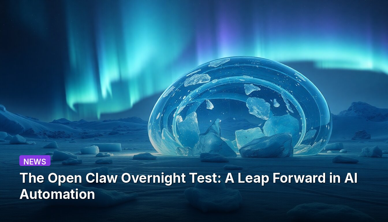 The Open Claw Overnight Test: A Leap Forward in AI Automation