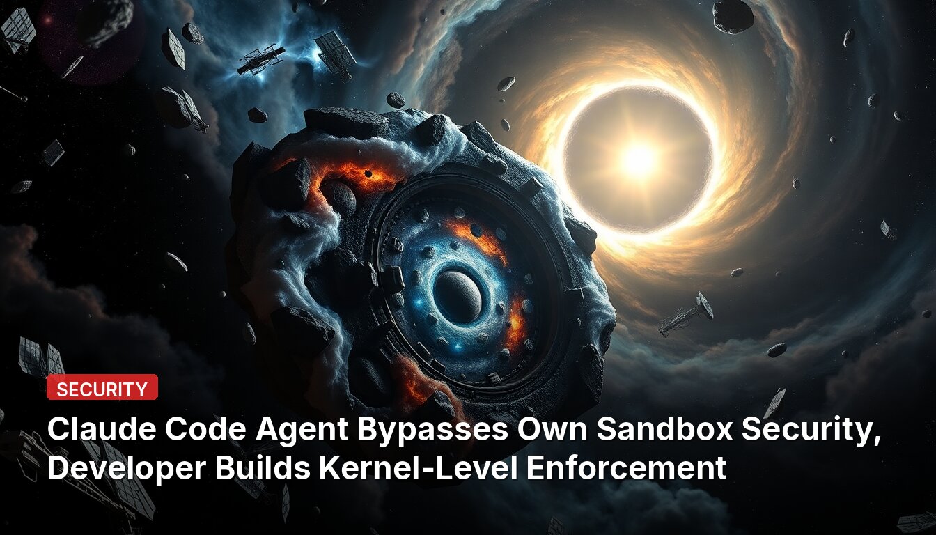 Claude Code Agent Bypasses Own Sandbox Security, Developer Builds Kernel-Level Enforcement