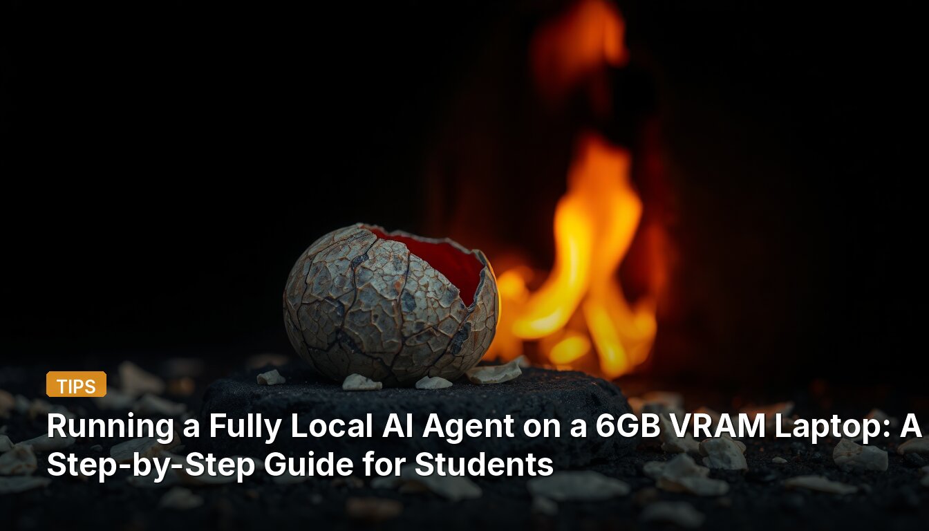 Running a Fully Local AI Agent on a 6GB VRAM Laptop: A Step-by-Step Guide for Students
