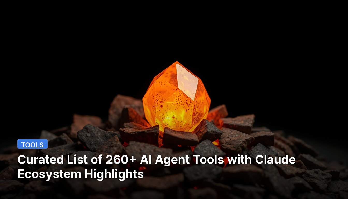 Curated List of 260+ AI Agent Tools with Claude Ecosystem Highlights