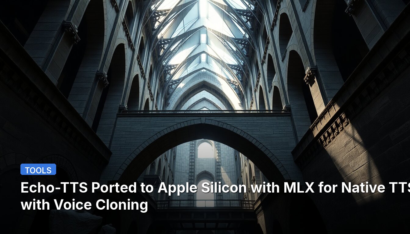 Echo-TTS Ported to Apple Silicon with MLX for Native TTS with Voice Cloning