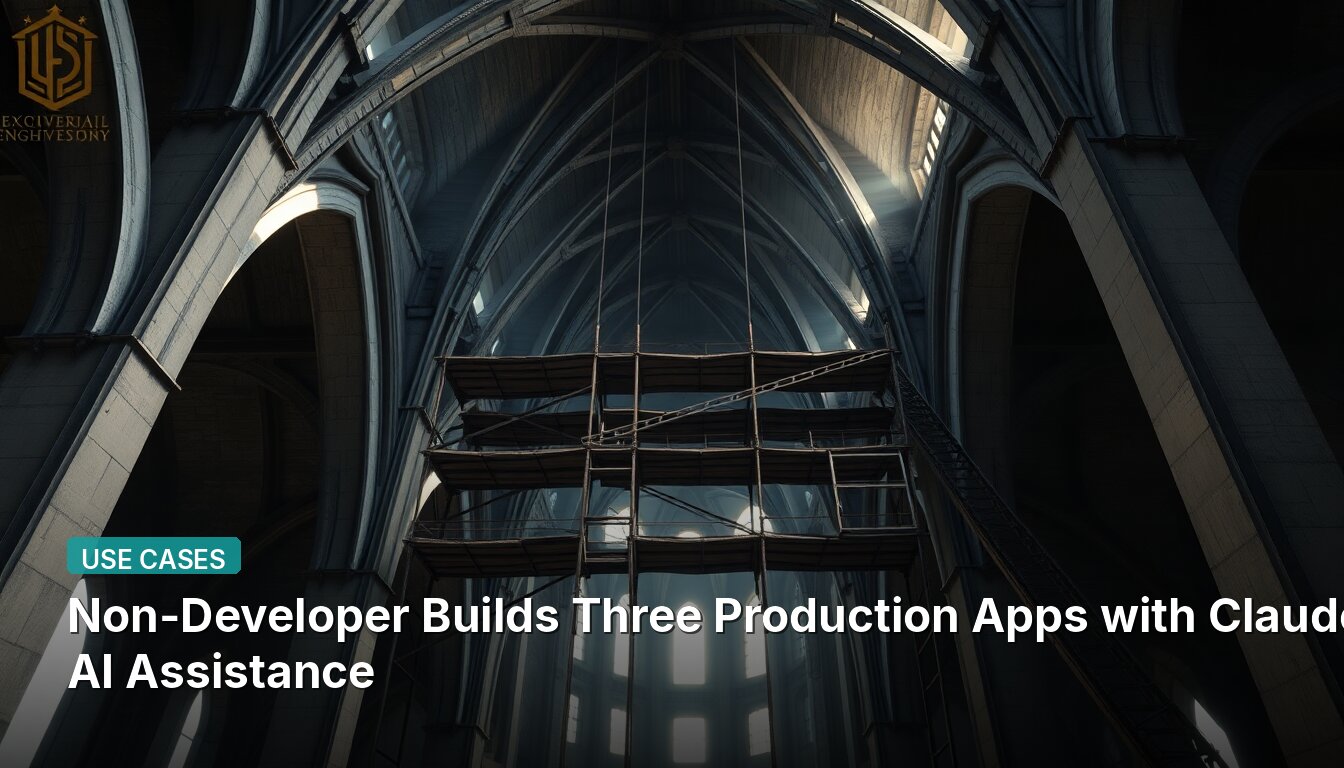 Non-Developer Builds Three Production Apps with Claude AI Assistance