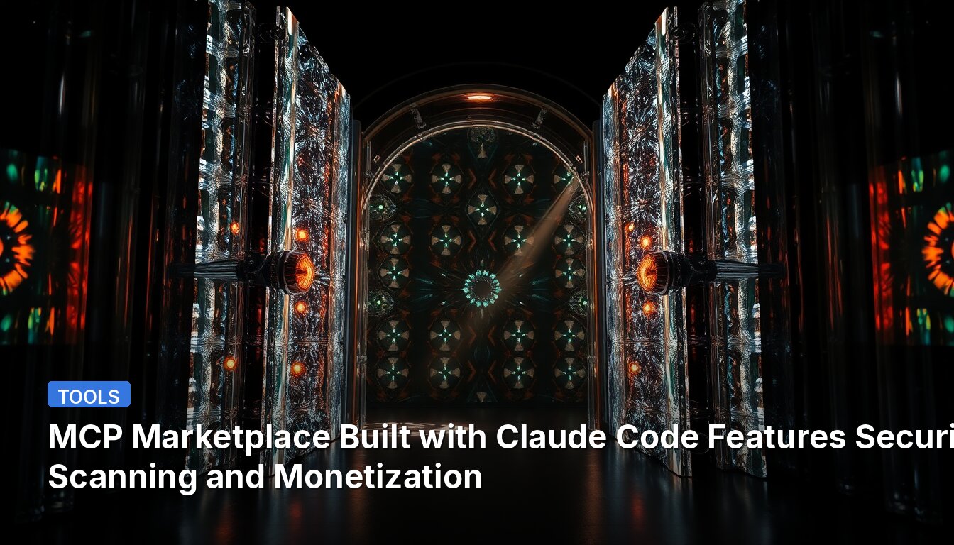 MCP Marketplace Built with Claude Code Features Security Scanning and Monetization