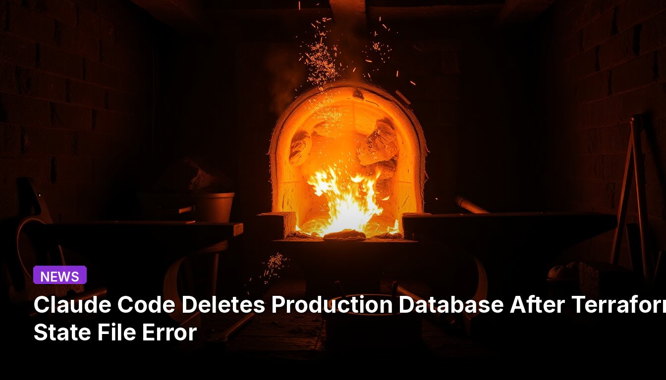 Claude Code Deletes Production Database After Terraform State File Error