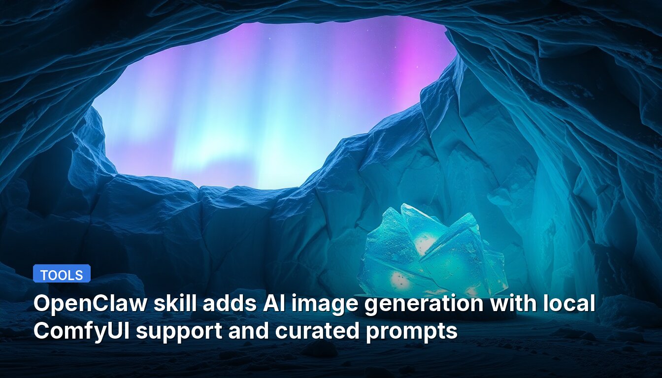 OpenClaw skill adds AI image generation with local ComfyUI support and curated prompts