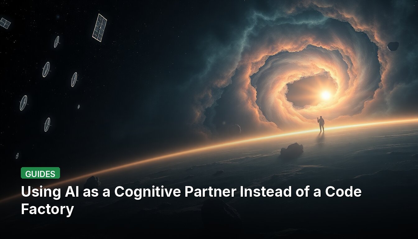 Using AI as a Cognitive Partner Instead of a Code Factory