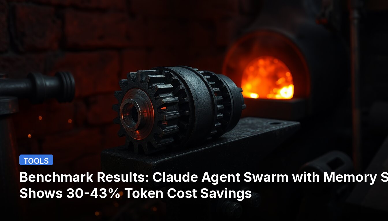 Benchmark Results: Claude Agent Swarm with Memory System Shows 30-43% Token Cost Savings