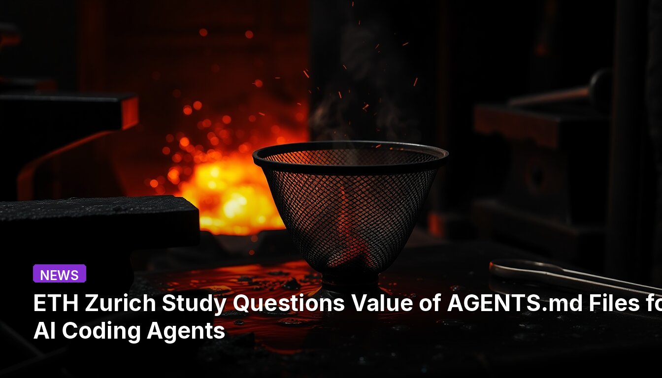 ETH Zurich Study Questions Value of AGENTS.md Files for AI Coding Agents