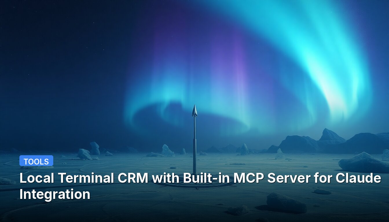 Local Terminal CRM with Built-in MCP Server for Claude Integration