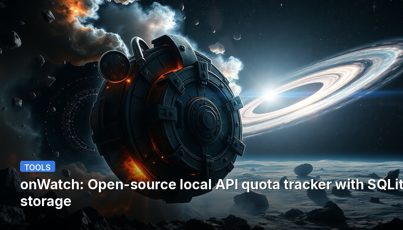 onWatch: Open-source local API quota tracker with SQLite storage
