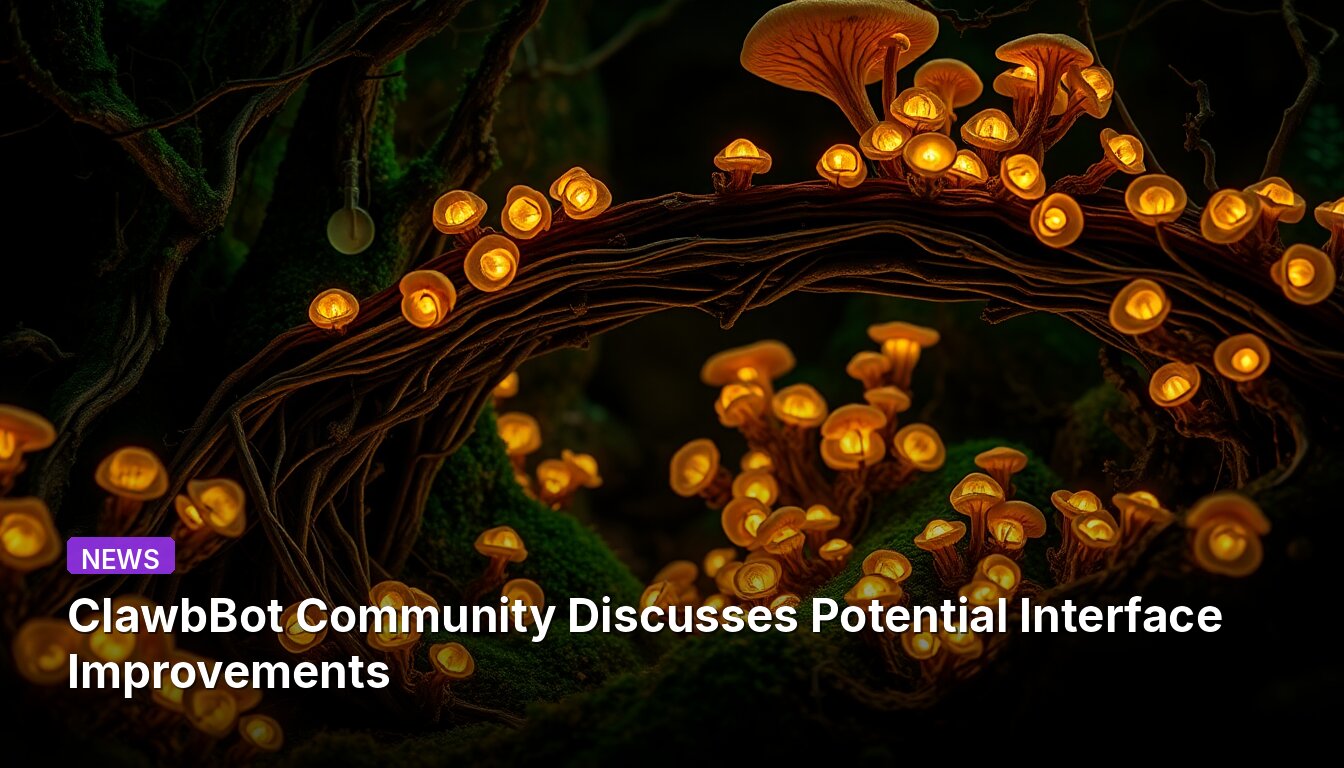 ClawbBot Community Discusses Potential Interface Improvements