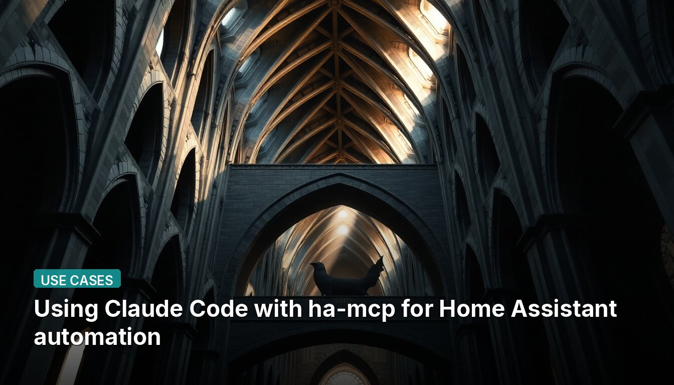 Using Claude Code with ha-mcp for Home Assistant automation