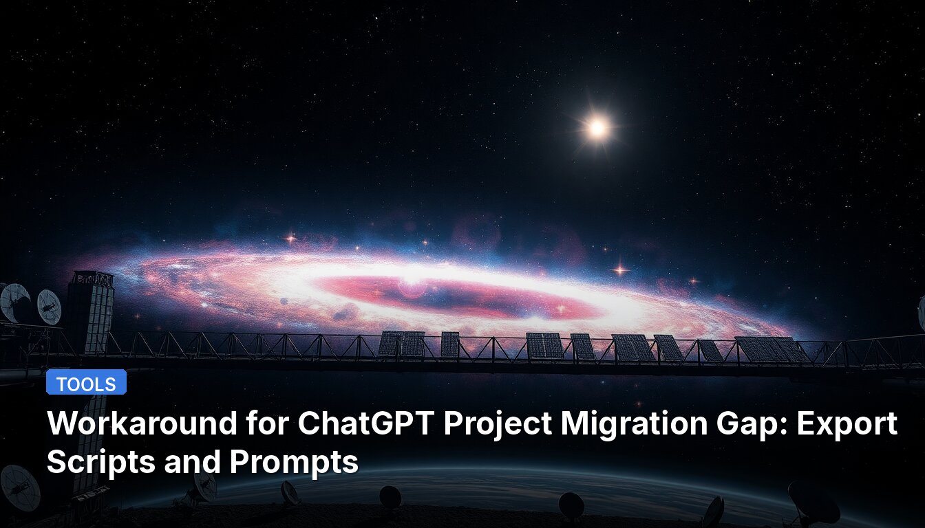 Workaround for ChatGPT Project Migration Gap: Export Scripts and Prompts