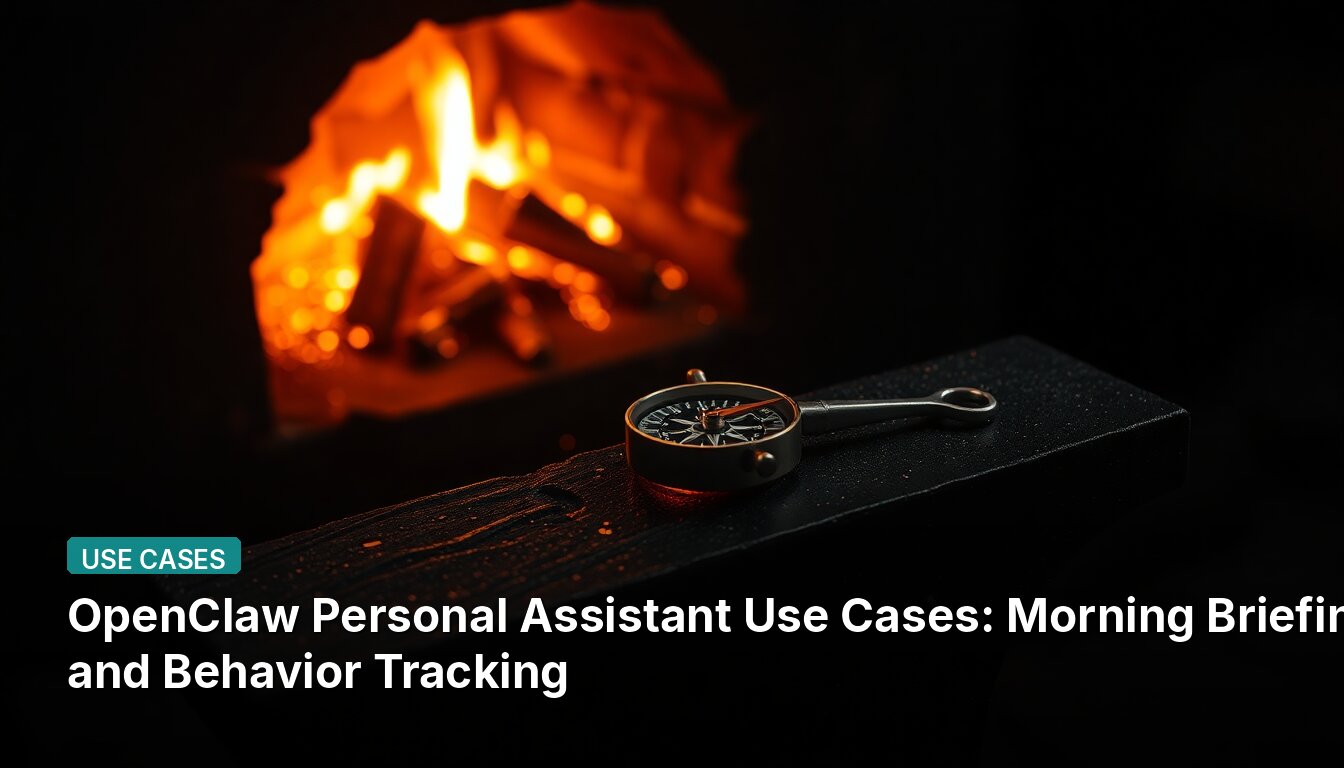 OpenClaw Personal Assistant Use Cases: Morning Briefings and Behavior Tracking