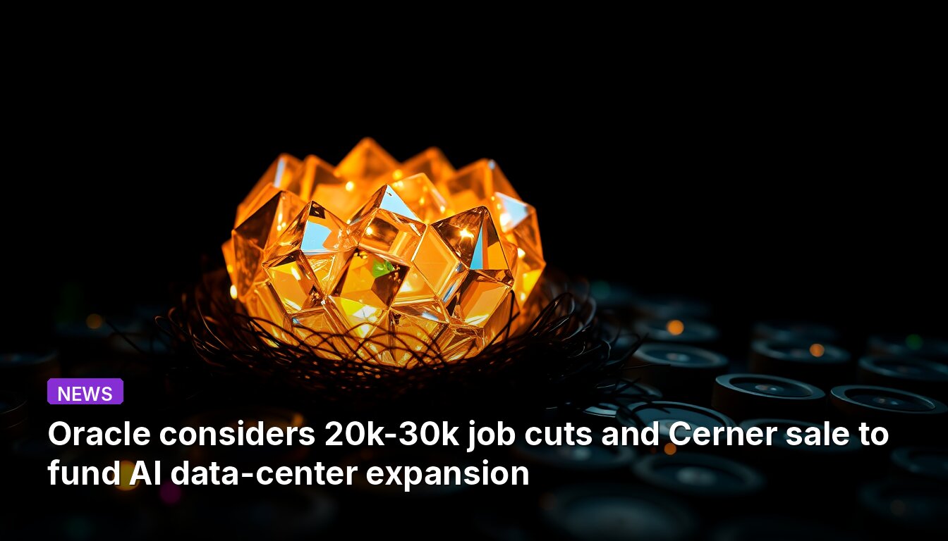 Oracle considers 20k-30k job cuts and Cerner sale to fund AI data-center expansion