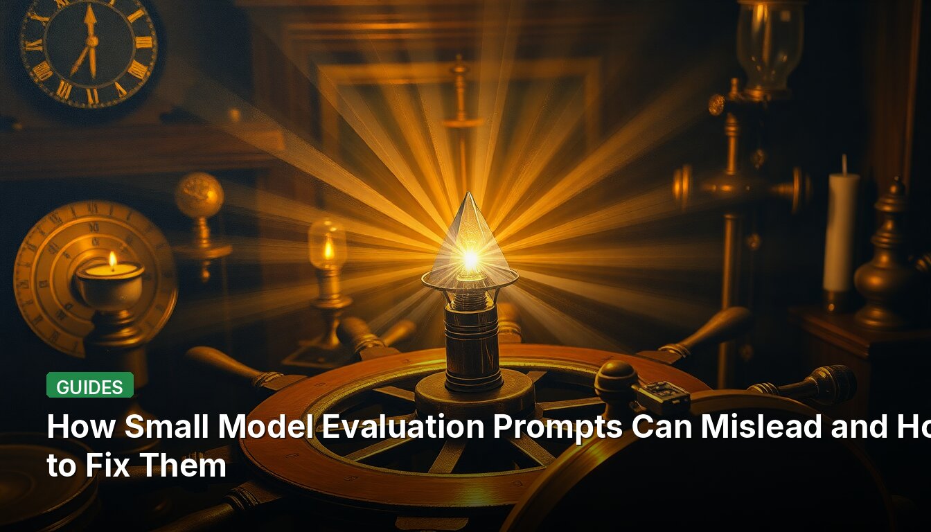 How Small Model Evaluation Prompts Can Mislead and How to Fix Them
