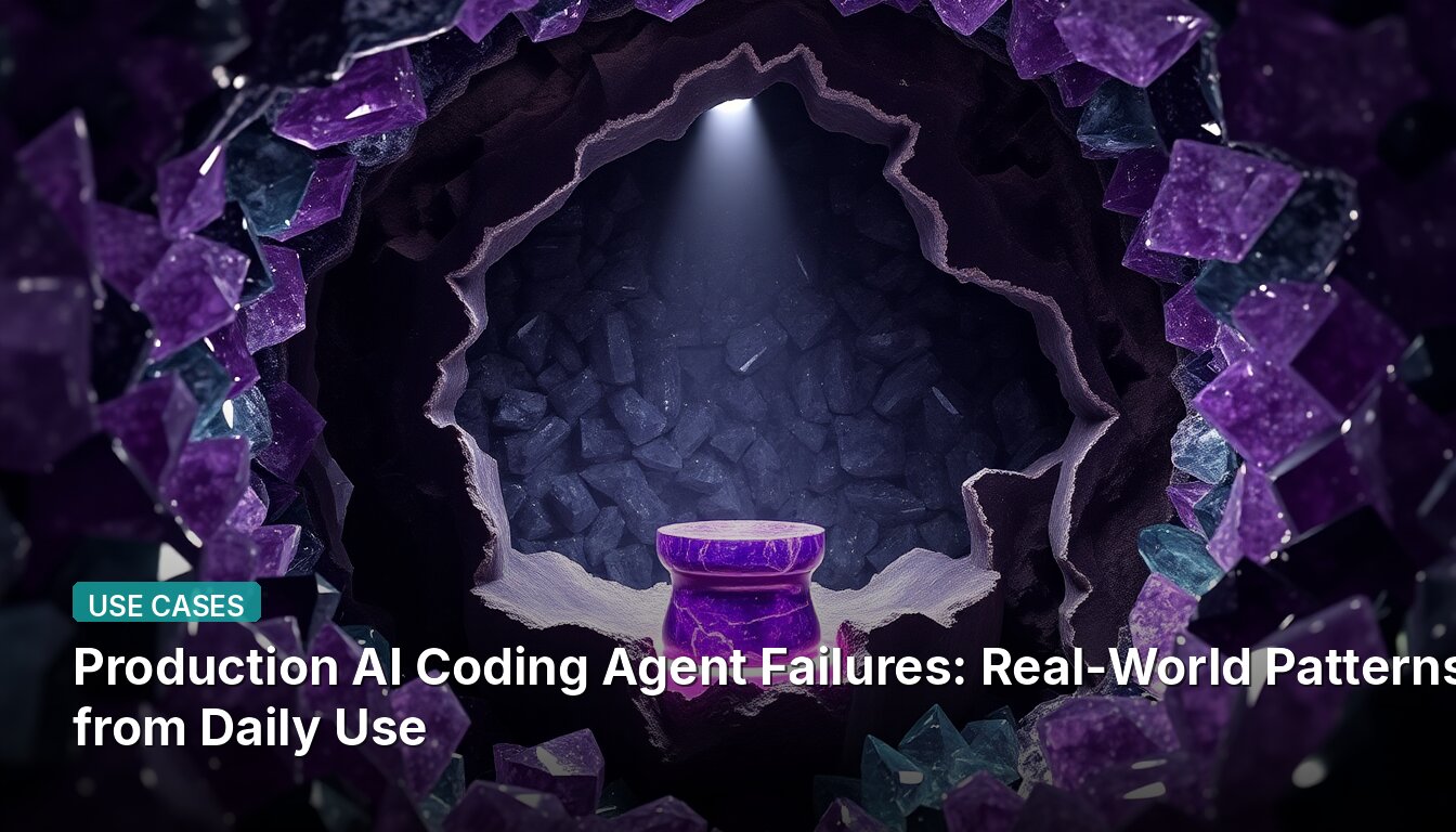 Production AI Coding Agent Failures: Real-World Patterns from Daily Use