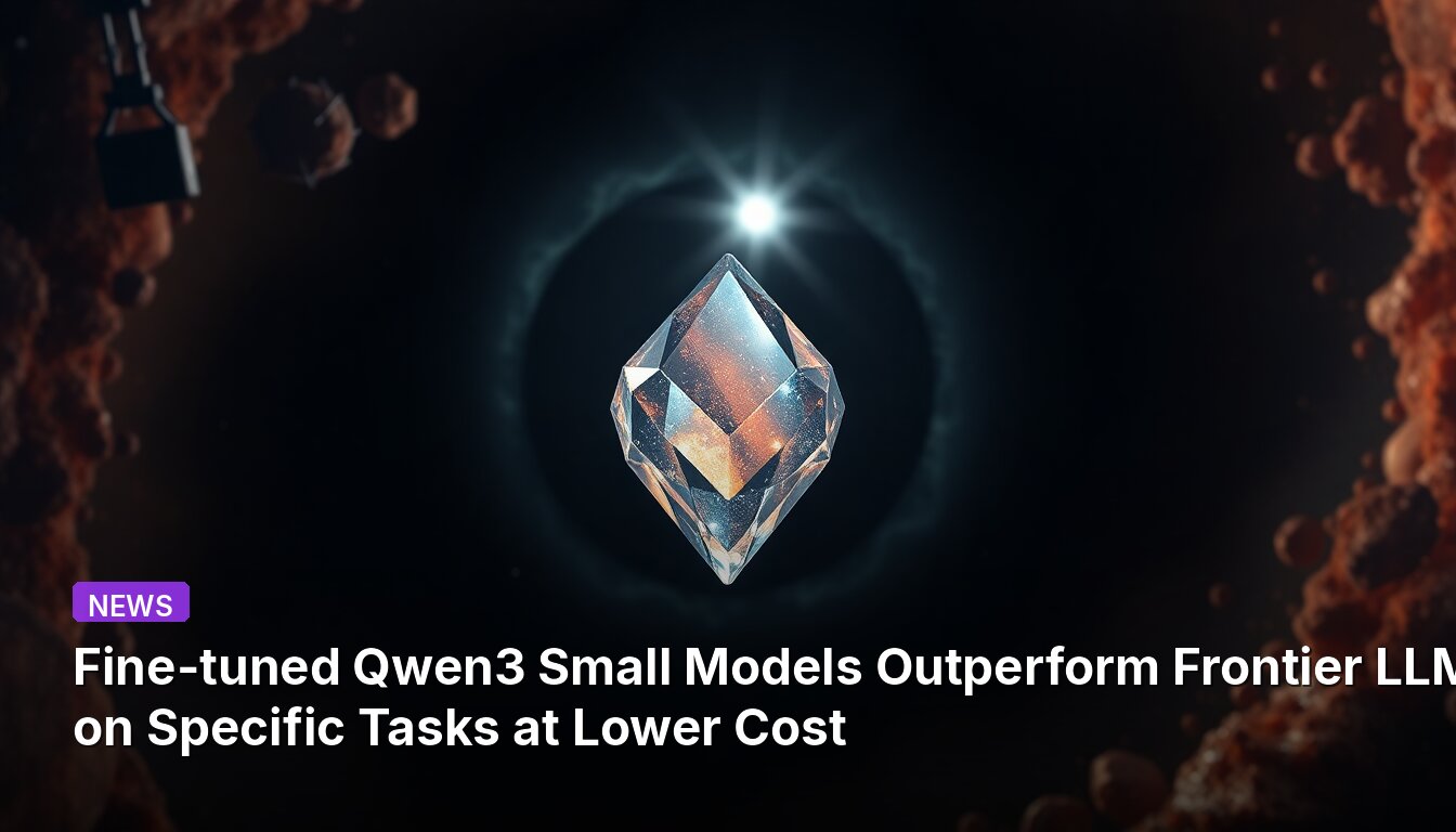 Fine-tuned Qwen3 Small Models Outperform Frontier LLMs on Specific Tasks at Lower Cost