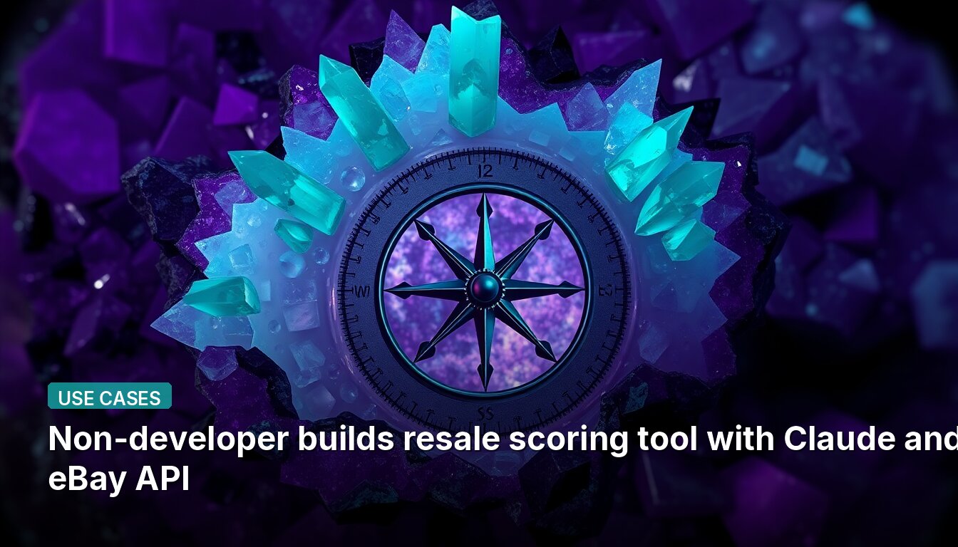 Non-developer builds resale scoring tool with Claude and eBay API