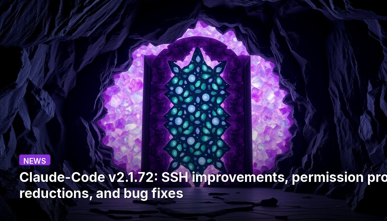 Claude-Code v2.1.72: SSH improvements, permission prompt reductions, and bug fixes