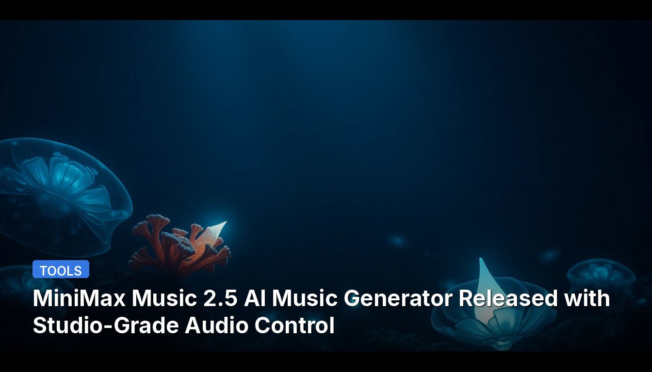 MiniMax Music 2.5 AI Music Generator Released with Studio-Grade Audio Control