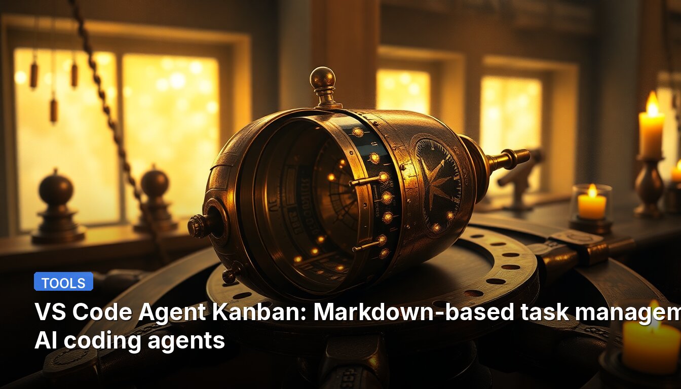 VS Code Agent Kanban: Markdown-based task management for AI coding agents