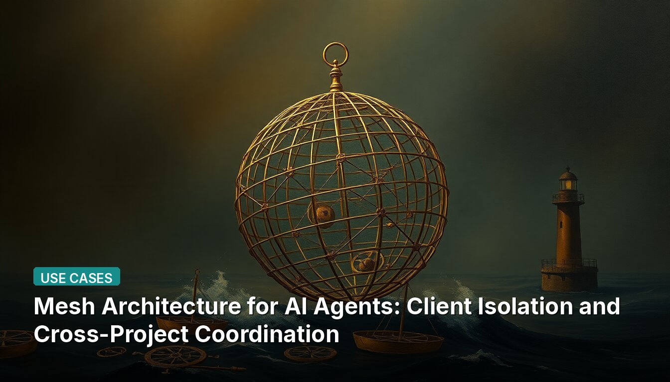 Mesh Architecture for AI Agents: Client Isolation and Cross-Project Coordination