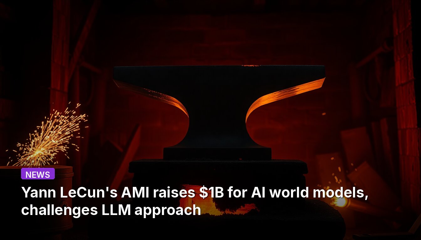 Yann LeCun's AMI raises $1B for AI world models, challenges LLM approach