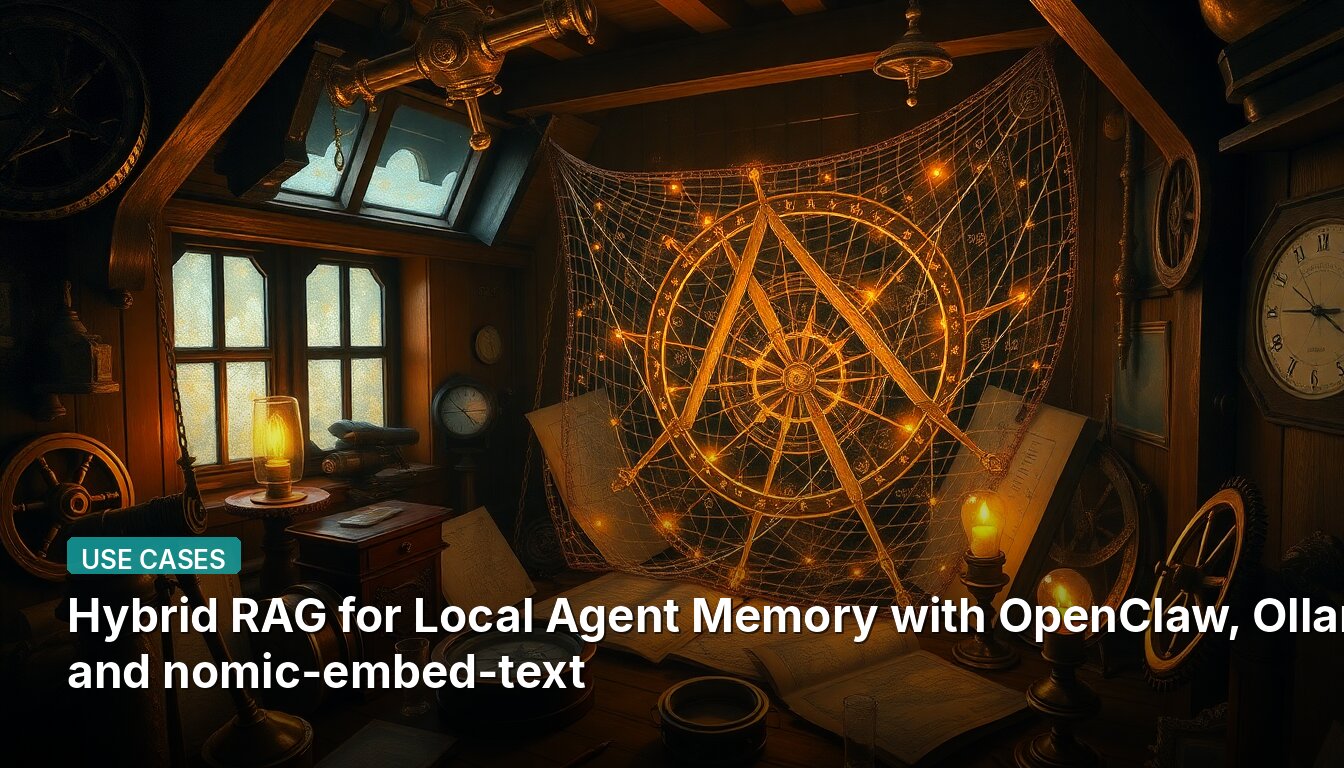Hybrid RAG for Local Agent Memory with OpenClaw, Ollama, and nomic-embed-text