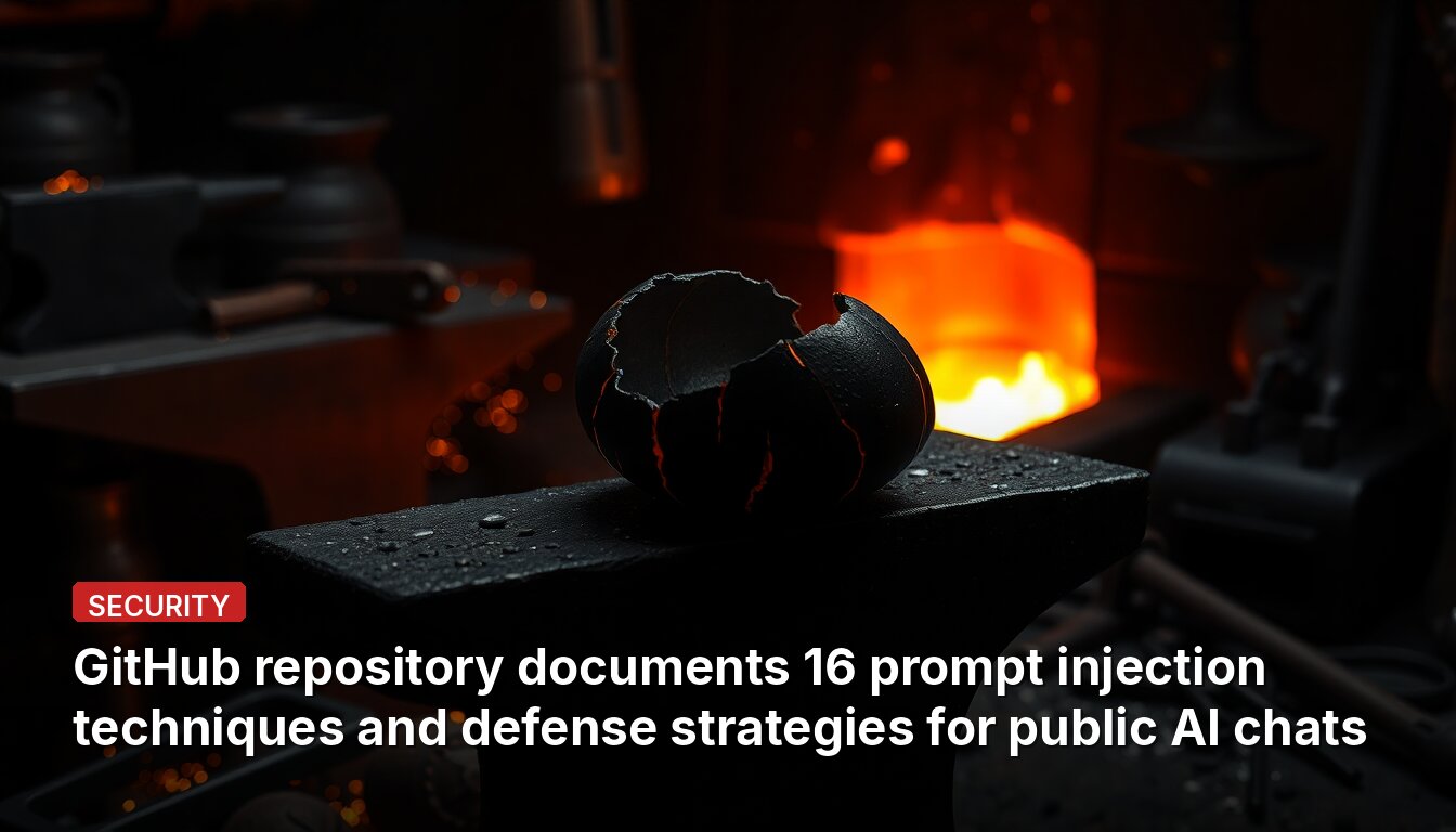GitHub repository documents 16 prompt injection techniques and defense strategies for public AI chats