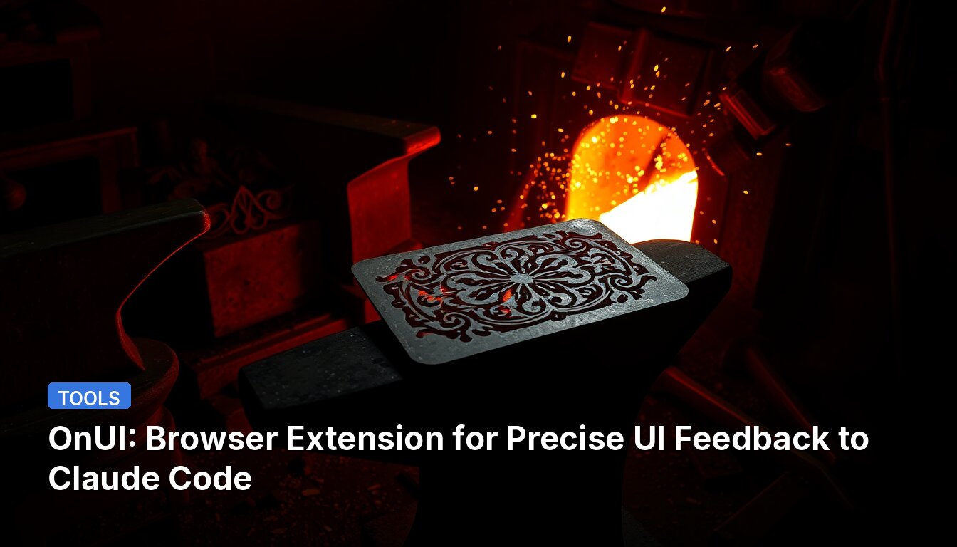 OnUI: Browser Extension for Precise UI Feedback to Claude Code