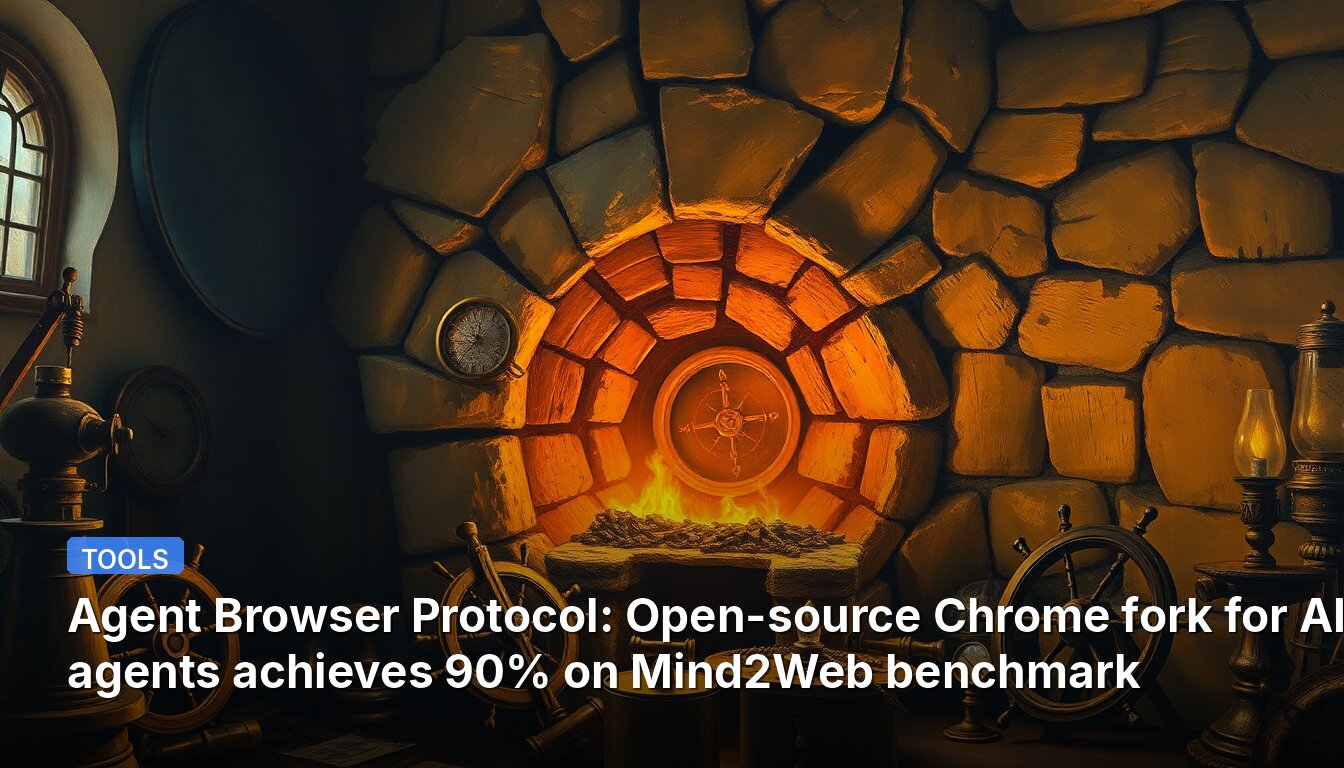 Agent Browser Protocol: Open-source Chrome fork for AI agents achieves 90% on Mind2Web benchmark