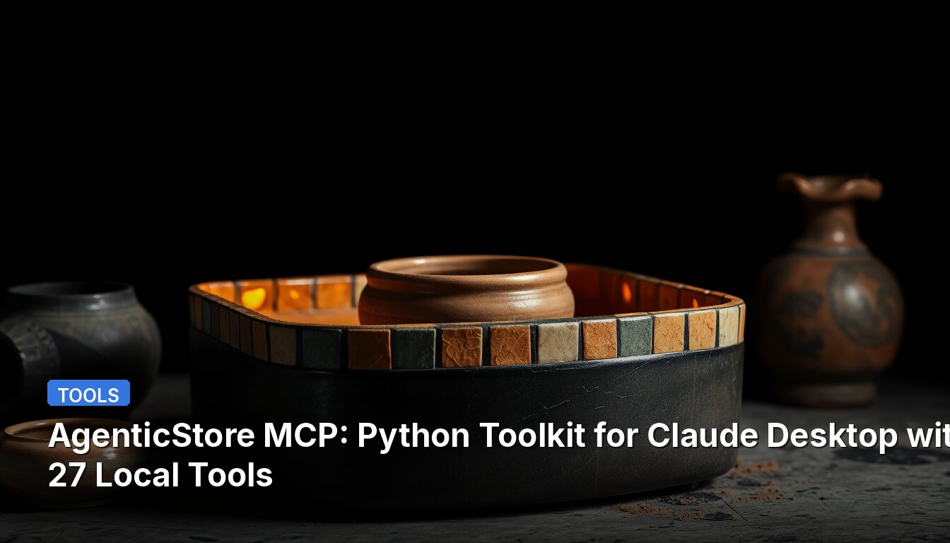 AgenticStore MCP: Python Toolkit for Claude Desktop with 27 Local Tools