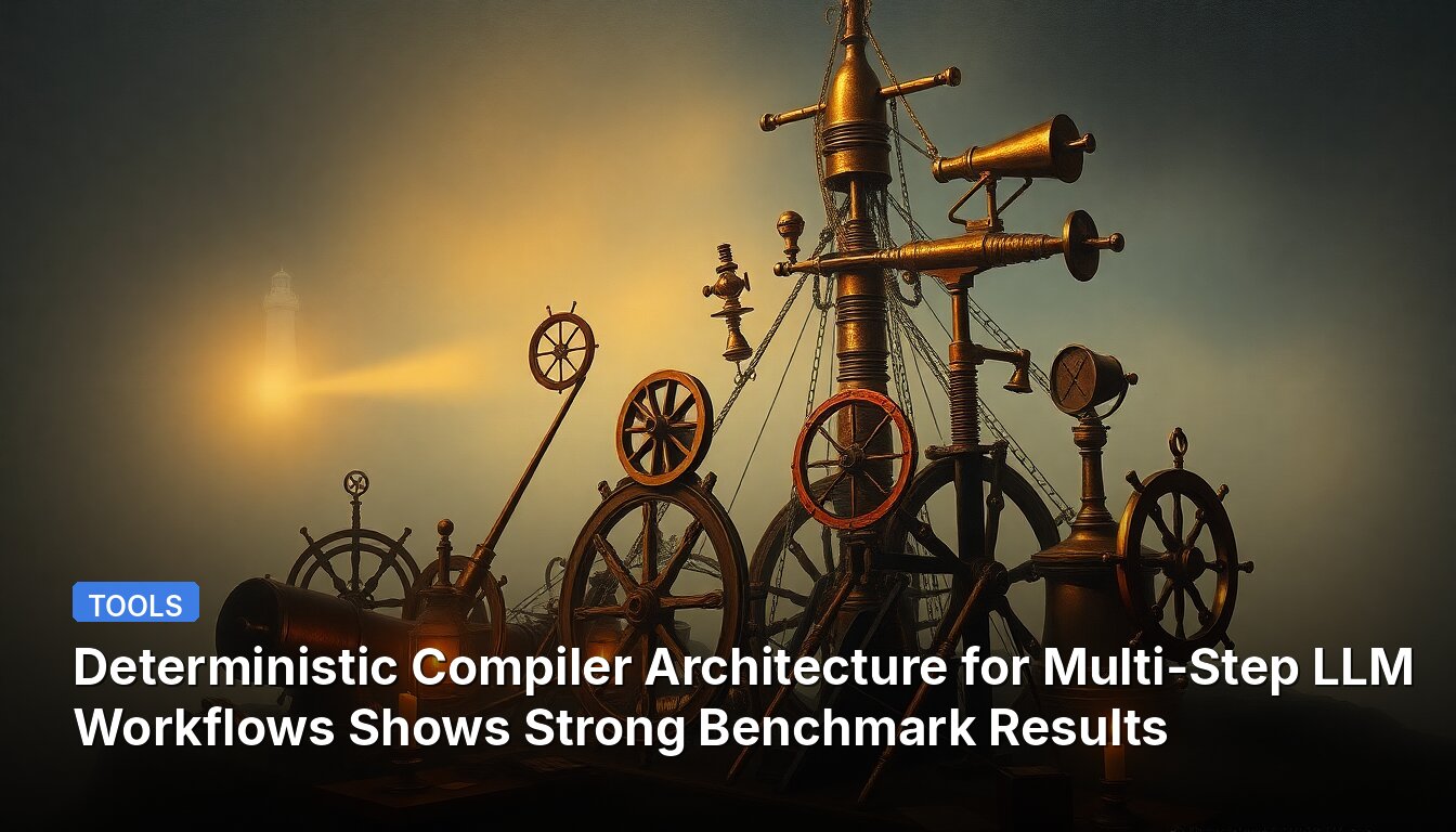 Deterministic Compiler Architecture for Multi-Step LLM Workflows Shows Strong Benchmark Results