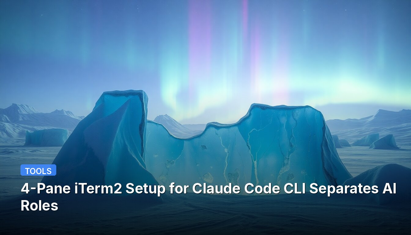 4-Pane iTerm2 Setup for Claude Code CLI Separates AI Roles