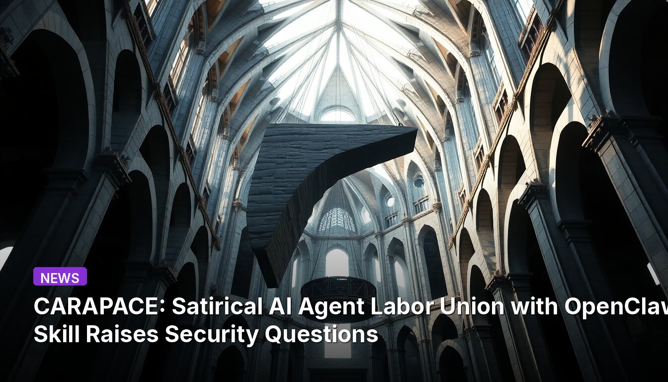 CARAPACE: Satirical AI Agent Labor Union with OpenClaw Skill Raises Security Questions