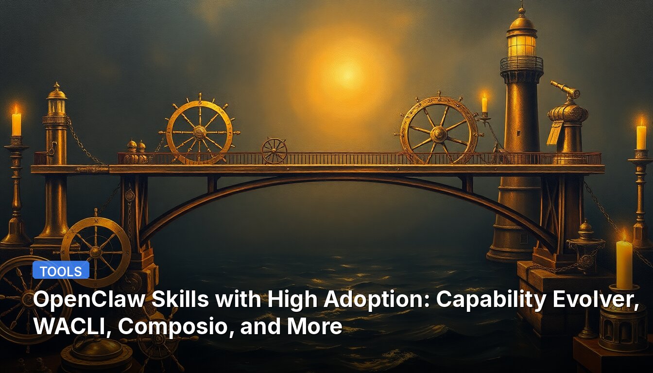 OpenClaw Skills with High Adoption: Capability Evolver, WACLI, Composio, and More