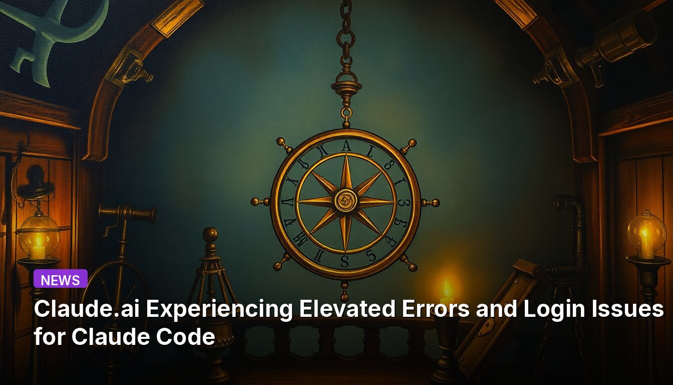 Claude.ai Experiencing Elevated Errors and Login Issues for Claude Code