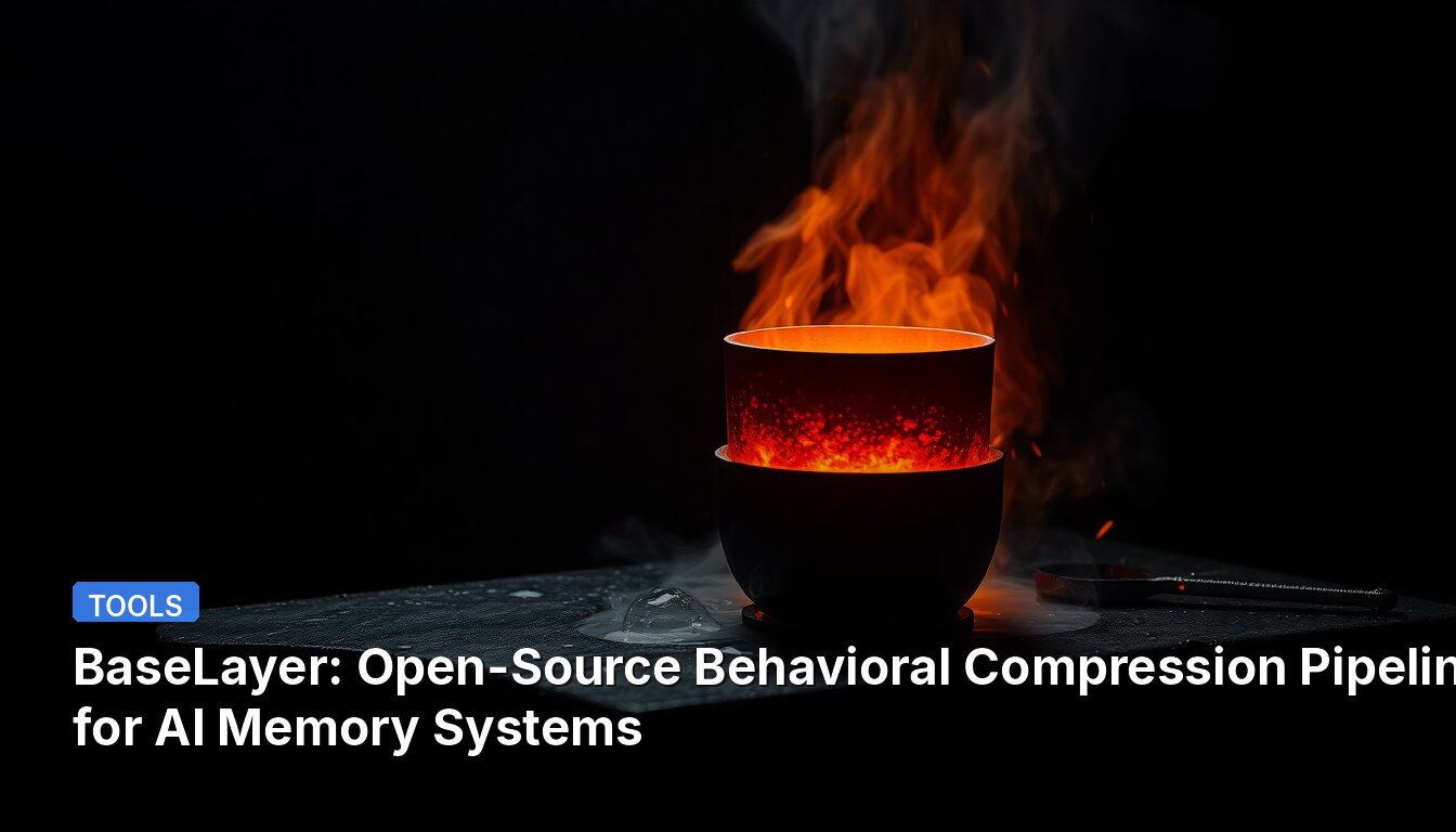 BaseLayer: Open-Source Behavioral Compression Pipeline for AI Memory Systems