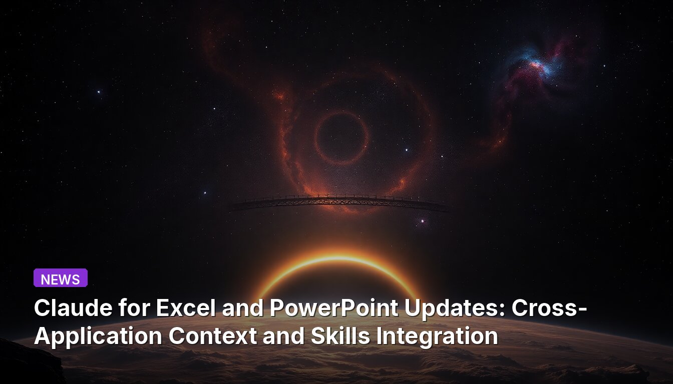 Claude for Excel and PowerPoint Updates: Cross-Application Context and Skills Integration
