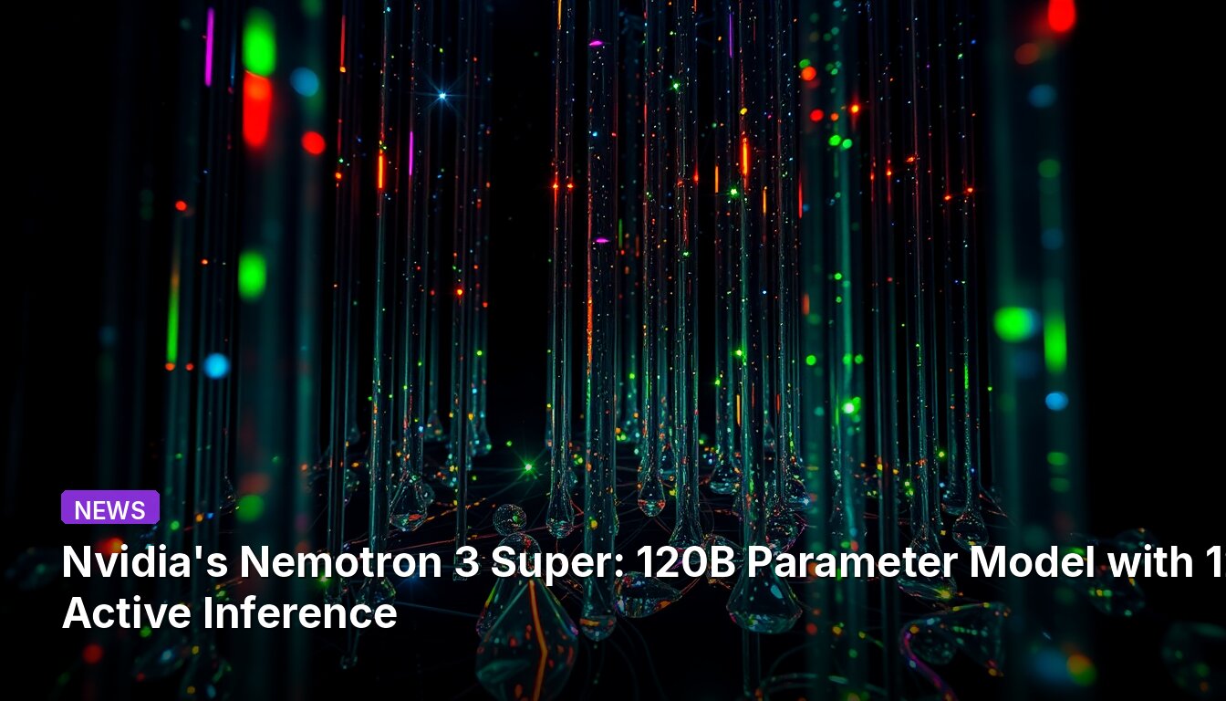 Nvidia's Nemotron 3 Super: 120B Parameter Model with 12B Active Inference
