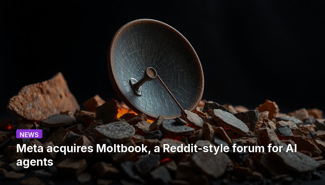 Meta acquires Moltbook, a Reddit-style forum for AI agents