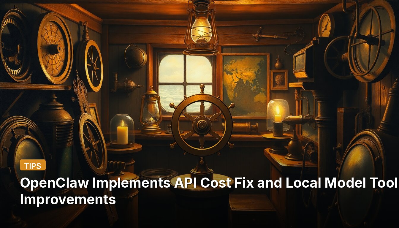 OpenClaw Implements API Cost Fix and Local Model Tool Improvements