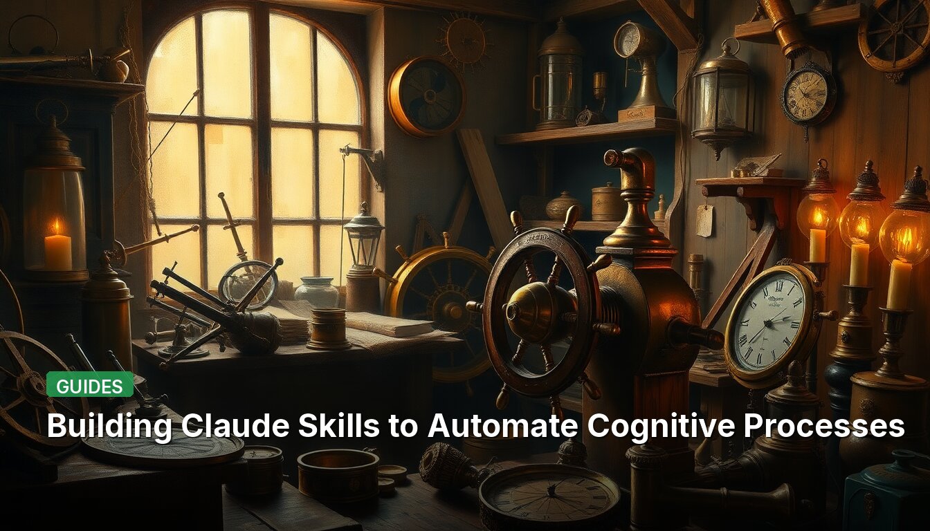 Building Claude Skills to Automate Cognitive Processes