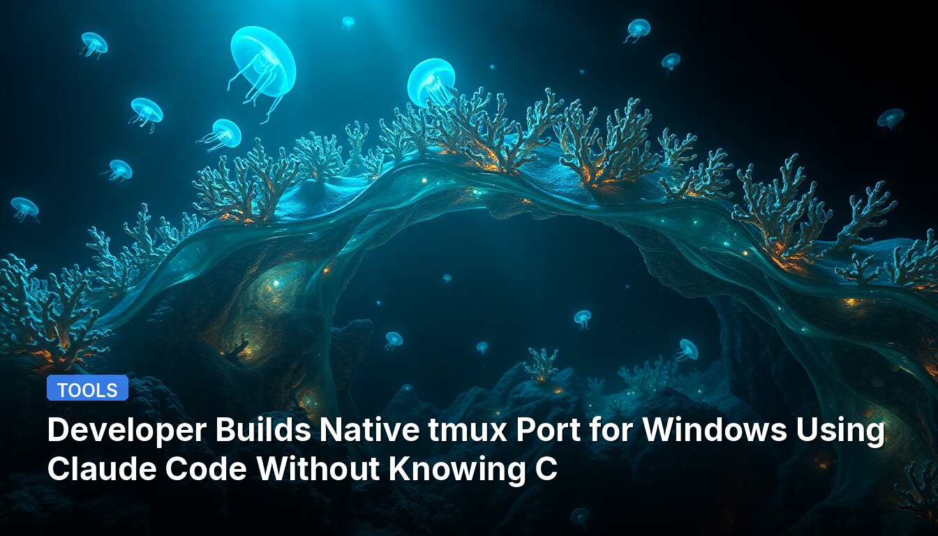 Developer Builds Native tmux Port for Windows Using Claude Code Without Knowing C
