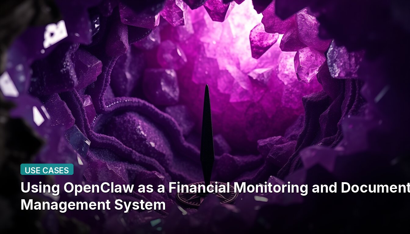 Using OpenClaw as a Financial Monitoring and Document Management System
