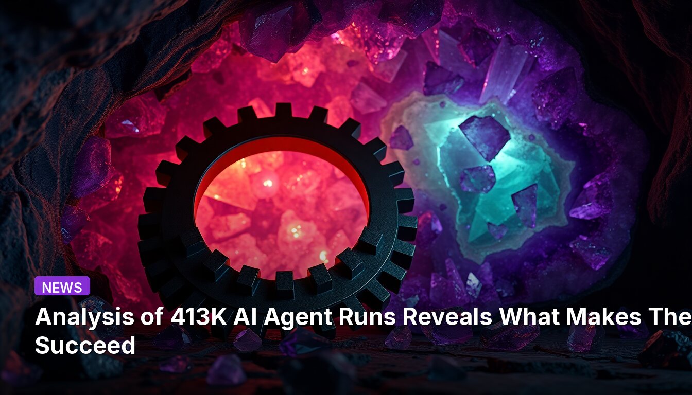 Analysis of 413K AI Agent Runs Reveals What Makes Them Succeed